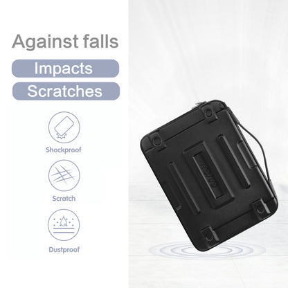 MOSISO Hard Shell Laptop Case Sleeve, 15.6-17.3 inch Computer Bag Compatible with MacBook Air 15/Pro 16,HP,Dell,Lenovo,Asus, Notebook, Abstract Geometric Waterproof Carrying Case Bag with Strap, Black iMosiso