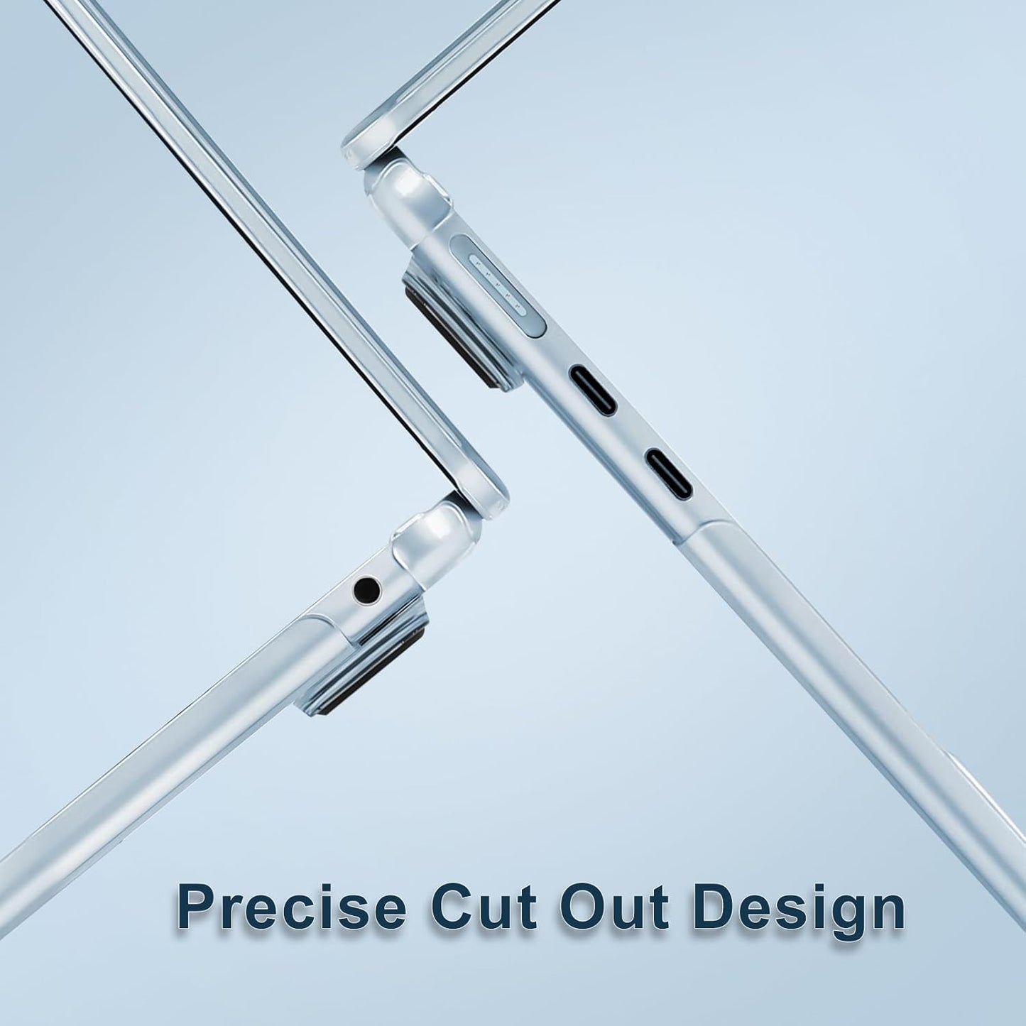 MOSISO Compatible with MacBook Air 13 inch Case 2025-2022 M4 A3240 M3 A3113 M2 A2681,MacBook Air 15 inch Surpass Natural Beauty Hard Shell&Keyboard Cover&Screen Film&Type C