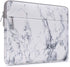 MOSISO Laptop Sleeve Compatible with MacBook Air/Pro, 13-13.3 inch Notebook, Compatible with MacBook Pro 14 inch 2023-2021 A2779 M2 A2442 M1 Pro/Max, Canvas Horizontal Painting Marble Carrying Bag