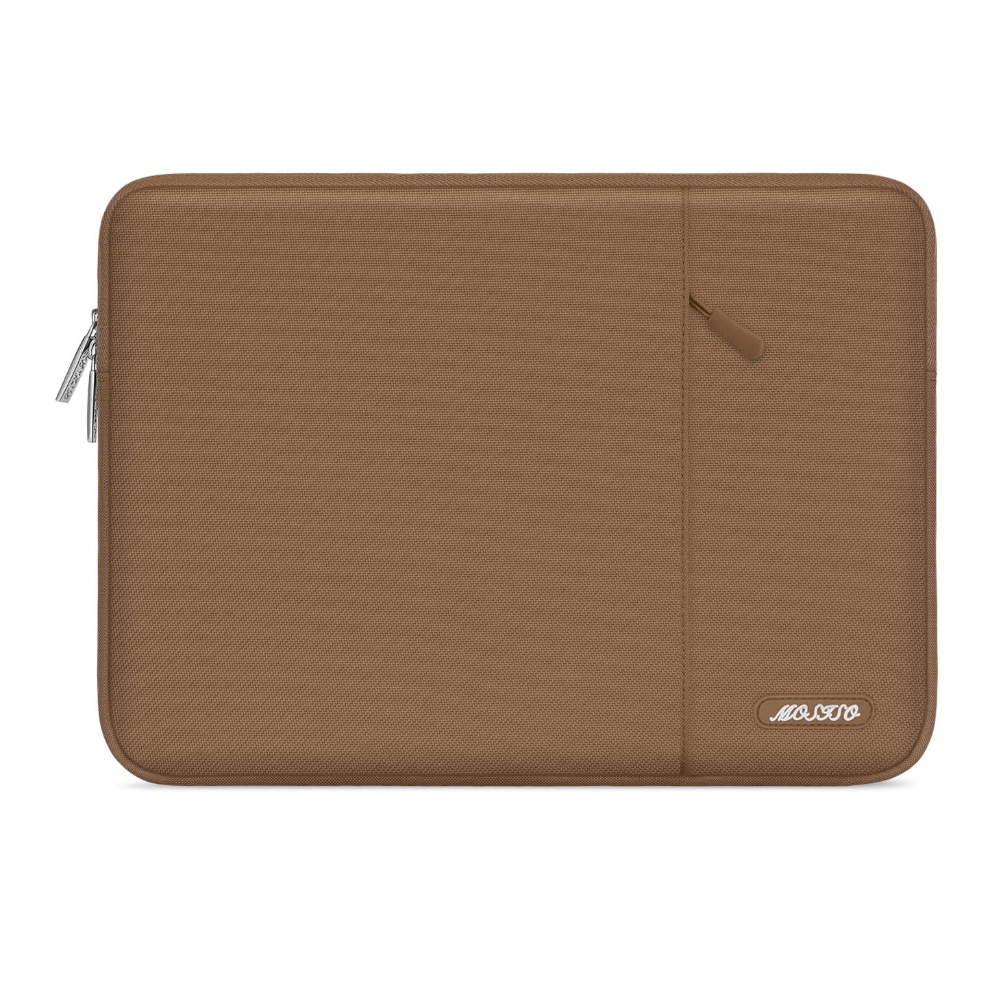 MOSISO Polyester Vertical Laptop Sleeve with Front Pocket, 12.3-18.5 Inch Universal Fit for MacBook Pro 16 M1/M2/M3/M4/M5, HP Dell Lenovo Acer Asus, Compatible with MacBook Neo, Dozens of Colors Available
