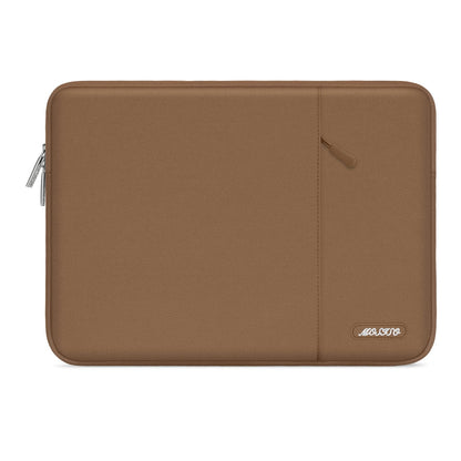 MOSISO Polyester Vertical Laptop Sleeve with Front Pocket, 12.3-18.5 Inch Universal Fit for MacBook Pro 16 M1/M2/M3/M4/M5, HP Dell Lenovo Acer Asus, Compatible with MacBook Neo, Dozens of Colors Available