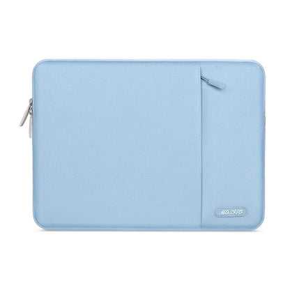MOSISO Polyester Vertical Laptop Sleeve with Front Pocket, 12.3-18.5 Inch Universal Fit for MacBook Pro 16 M1/M2/M3/M4/M5, HP Dell Lenovo Acer Asus, Compatible with MacBook Neo, Dozens of Colors Available