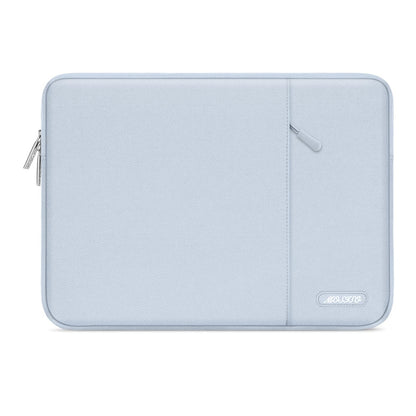 MOSISO Polyester Vertical Laptop Sleeve with Front Pocket, 12.3-18.5 Inch Universal Fit for MacBook Pro 16 M1/M2/M3/M4/M5, HP Dell Lenovo Acer Asus, Compatible with MacBook Neo, Dozens of Colors Available