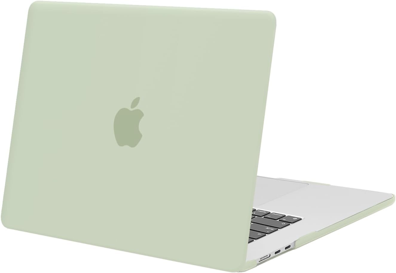 MOSISO Compatible with MacBook Air 15 inch Case M5 2026 M4 2025 M3 2024 M2 2023 A3448 A3241 A3114 A2941 Liquid Retina Display Touch ID, Protective Plastic Hard Shell Case Cover