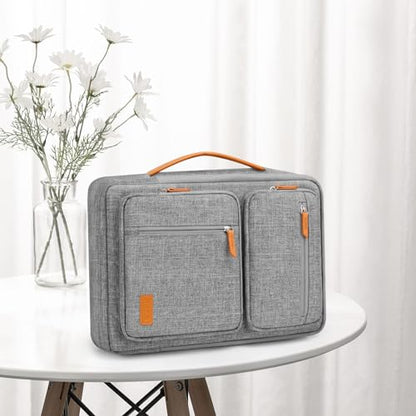 MOSISO Laptop Backpack for Men Women, 15.6-16 inch Laptop Bag, Carry On Daypack for Travel Work, 3 in 1 Flight Approved Computer Travel Backpack with USB Charging Port & Toiletry Bag, Gray iMosiso