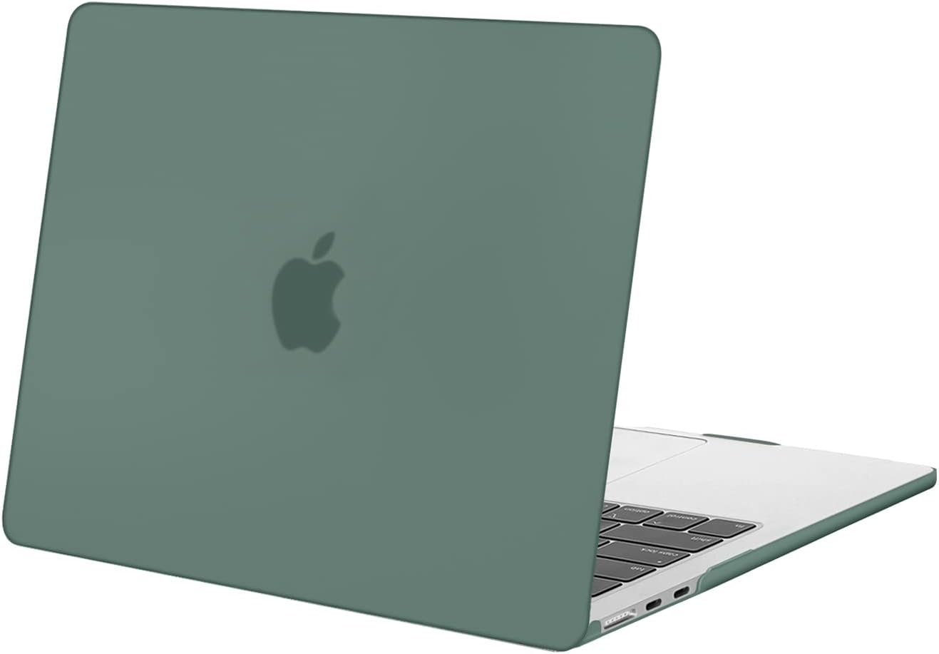 MOSISO Compatible with MacBook Air 13 inch Case 2025 2024 2023 2022 Release M4 A3240 M3 A3113 M2 A2681, Protective Plastic Hard Shell Cover Compatible with MacBook Air 13.6 inch Case, Black