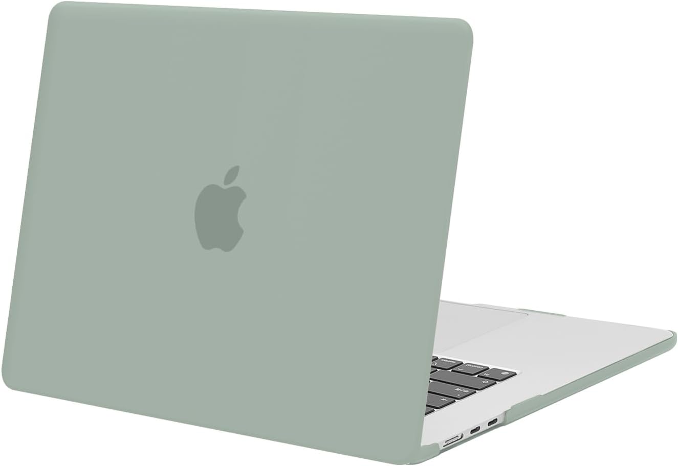 MOSISO Compatible with MacBook Air 15 inch Case M5 2026 M4 2025 M3 2024 M2 2023 A3448 A3241 A3114 A2941 Liquid Retina Display Touch ID, Protective Plastic Hard Shell Case Cover