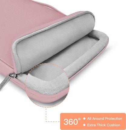 MOSISO Compatible with MacBook Pro 13 inch Case M2 2023, 2022, 2021-2016 A2338 M1 A2251 A2289 A2159 A1989 A1708 A1706, Plastic Hard Case & 360 Protective Sleeve Bag & Keyboard Skin, Rose Quartz iMosiso