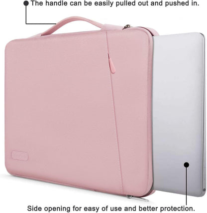 MOSISO Compatible with MacBook Pro 13 inch Case M2 2023, 2022, 2021-2016 A2338 M1 A2251 A2289 A2159 A1989 A1708 A1706, Plastic Hard Case & 360 Protective Sleeve Bag & Keyboard Skin, Rose Quartz iMosiso