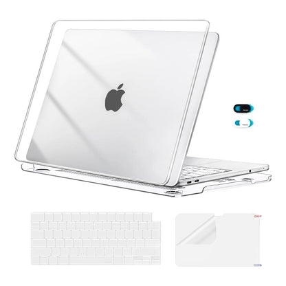 MOSISO Cover Compatible with MacBook Neo Case 13 inch 2026 Release Model A3404 with A18 Pro Chip, Crack-Resistant Protective Hard Shell&Keyboard Cover&Screen Film&Webcam Cover