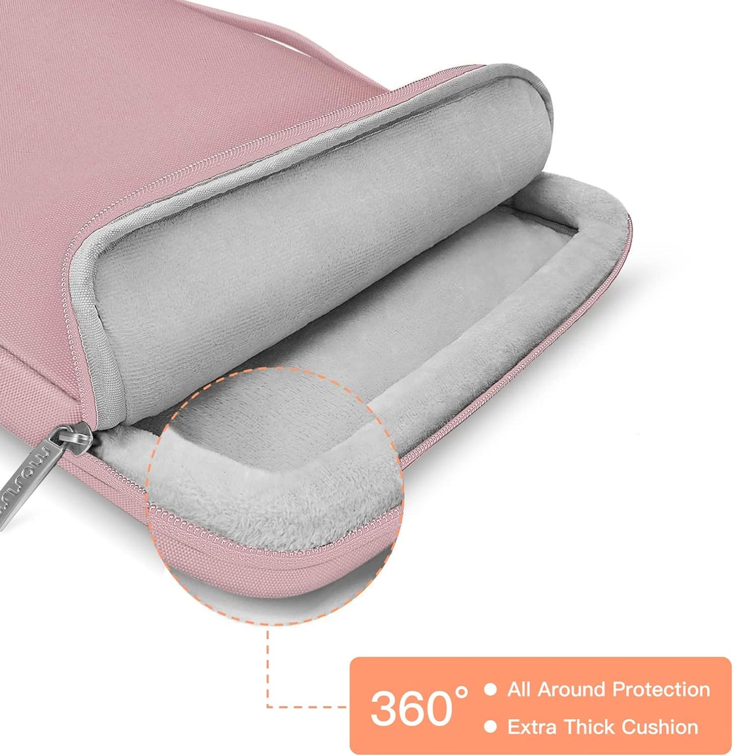 MOSISO Compatible with MacBook Air 13 inch Case 2022 2021 2020 2019 2018 Release A2337 M1 A2179 A1932 Retina Display Touch ID, Plastic Hard Shell&360 Protective Sleeve Bag&Keyboard Skin, Rose Quartz iMosiso