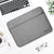 MOSISO Laptop Sleeve Compatible with MacBook Air 13 inch M2 M1 2023-2018 / Pro 13 M2 M1 2023-2016, Surface Pro 8/7/6/X/5/4/3, 12.9 iPad Pro, Polyester Horizontal Carrying Bag with Small Case, Gray