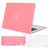 MOSISO Compatible with MacBook Air 13 inch Case (Models: A1369 & A1466, Older Version 2010-2017 Release), Protective Plastic Hard Shell Case & Keyboard Cover & Screen Protector, Rose Quartz