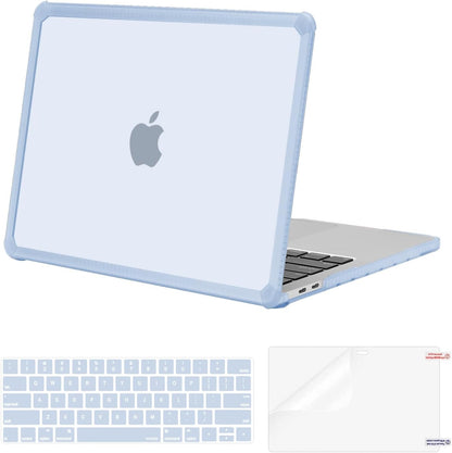 MOSISO Crack-Resistant Cover Compatible with MacBook Pro 13 inch Case M2/M1 2026-2016 A2338 A2251 A2289 A2159 A1989 A1708 A1706,Heavy Duty Shell with TPU Bumper&Keyboard Cover&ScreenFilm