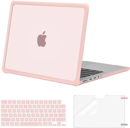 MOSISO Compatible with MacBook Pro 14 inch Case M5-M1 2026-2021 A3427 A3426 A3434 A3112 A3185 A3401 A2918 A2992 A2779 A2442,3 in 1 Kit Anti-Crack Hard Shell with TPU Bumper