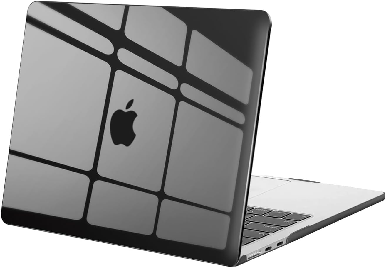 MOSISO Compatible with MacBook Air 13 inch Case 2025 2024 2023 2022 Release M4 A3240 M3 A3113 M2 A2681, Protective Plastic Hard Shell Cover Compatible with MacBook Air 13.6 inch Case, Black