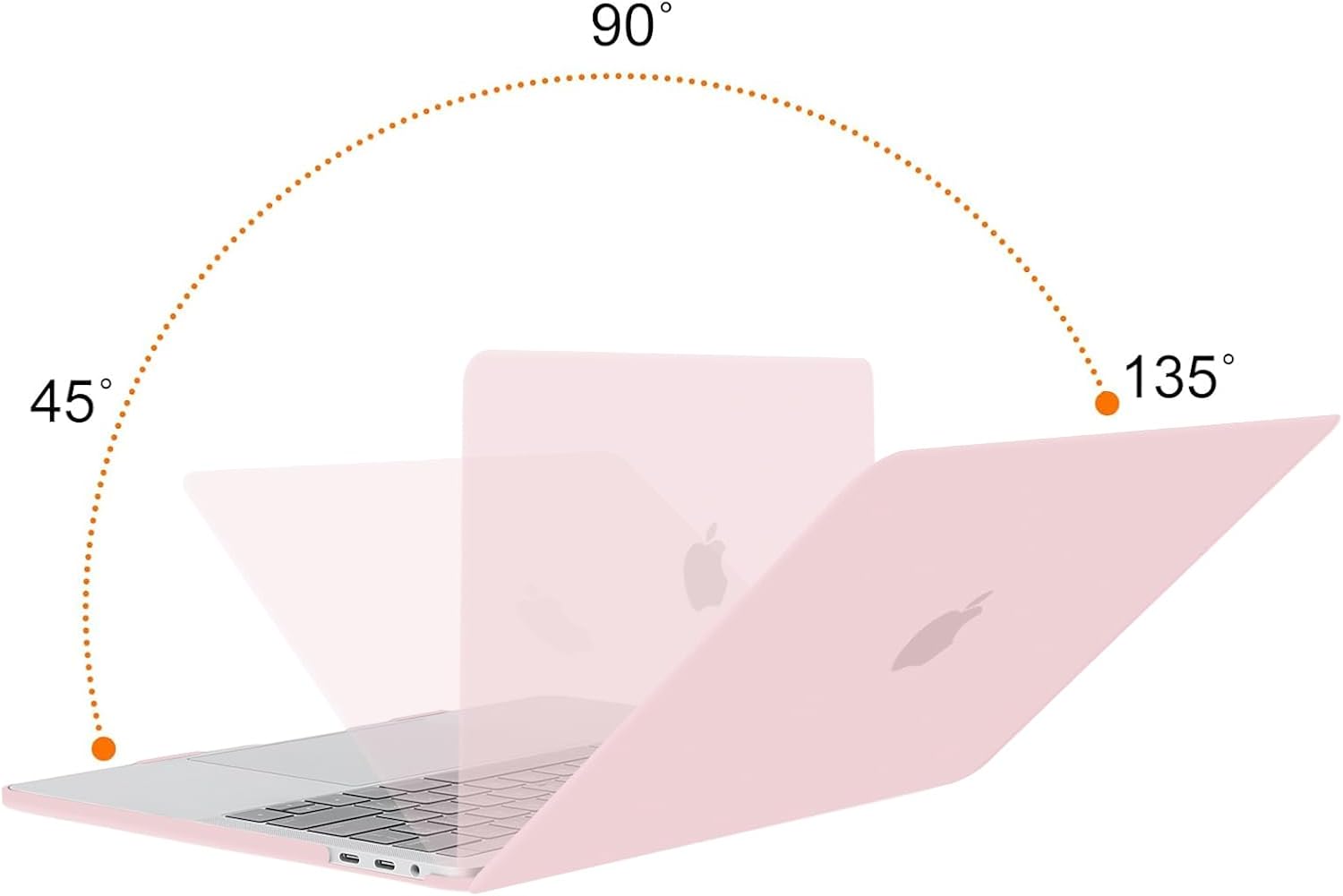 MOSISO Compatible with MacBook Pro 13 inch Case M2 2025, 2024, 2023, 2022-2016 A2338 M1 A2251 A2289 A2159 A1989 A1708 A1706, Plastic Hard Shell&Keyboard Cover&Screen Film&Storage Bag, Rose Quartz iMosiso