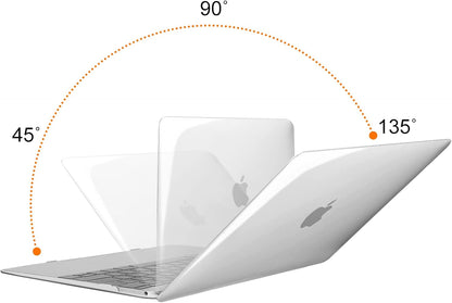 MOSISO Compatible with MacBook 12 inch Case A1534, 2017-2015, Crystal Clear | Crack & Scratch Resistant Protective Plastic Hard Shell Case Cover