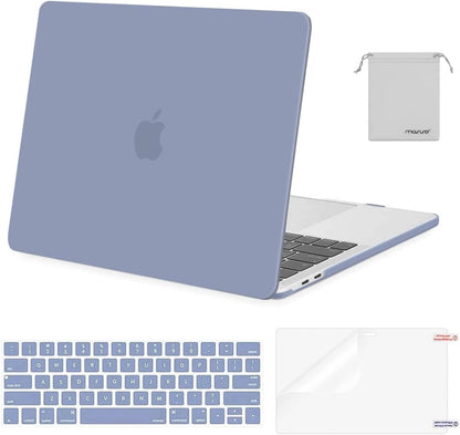 MOSISO Compatible with MacBook Pro 13 inch Case M2/M1 2016-2026 A2338 A2251 A2289 A2159 A1989 A1708 A1706,Plastic Hard Shell&Keyboard Cover&Screen Film&Storage Bag