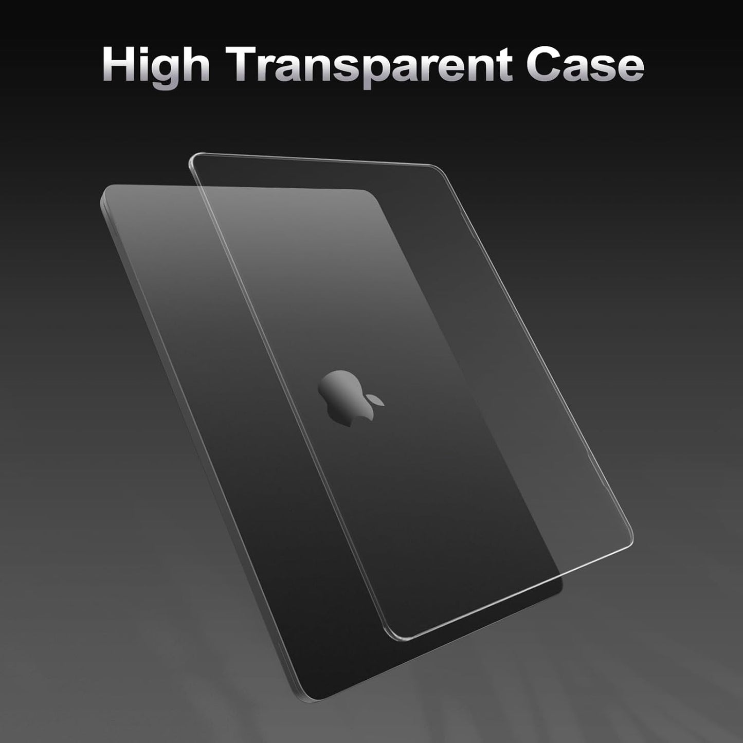 MOSISO Compatible with MacBook Pro 14 inch Case 2025-2021 M4 M3 M2 M1 A3112 A3185 A3401 A2918 A2992 A2779 A2442, Ultra-Thin Natural Original Hard Case&Keyboard Skin&Screen Film&Pouch,Space Black Clear