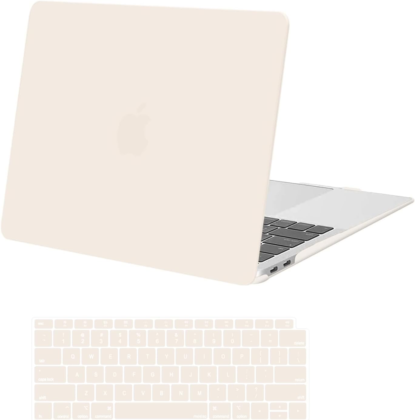 MOSISO Compatible with MacBook Air 13 inch Case M1 2021 2020 2019 2018 Release A2337 A2179 A1932 Touch ID, Plastic Hard Shell Cover&Keyboard Cover for MacBook Air 13.3 inch Case M1, Transparent mysite