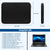 MOSISO Laptop Sleeve Compatible with MacBook Air/Pro, 13-13.3 inch Notebook, Compatible with MacBook Pro 14 inch M4 M3 M2 M1 Chip Pro Max 2024-2021, Neoprene Bag with Small Case, Black iMosiso