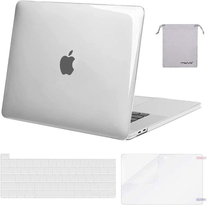 MOSISO Compatible with MacBook Pro 16 inch Case 2020 2019 Release A2141 with Touch Bar Touch ID, Protective Plastic Hard Shell Case & Keyboard Cover & Screen Protector & Storage Bag