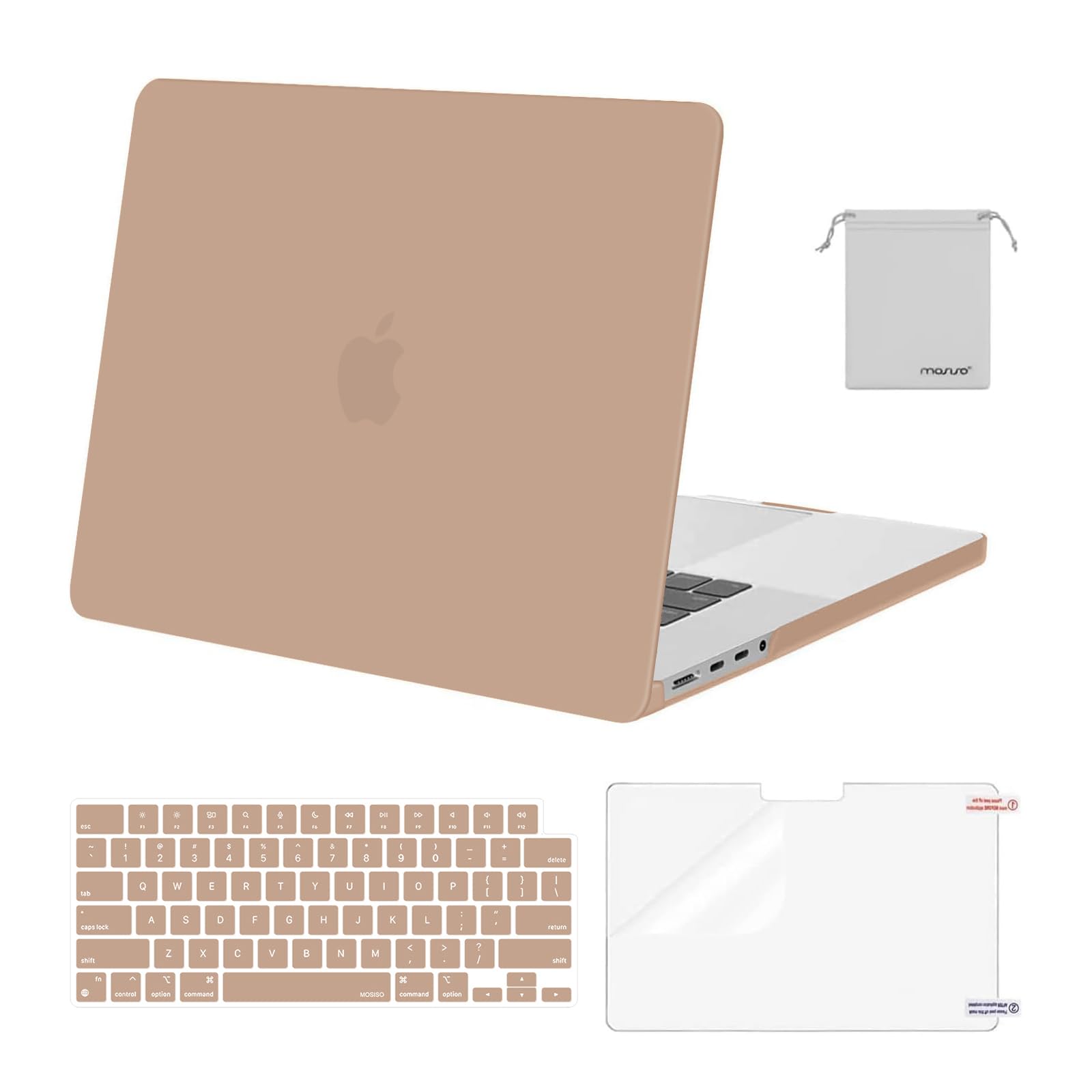 MOSISO Compatible with MacBook Pro 16 inch Case 2025 2024 2023 2022 2021 M4 M3 M2 M1 A3403 A3186 A2991 A2780 A2485 Pro Max, Plastic Hard Shell&Keyboard Cover&Screen Film&Storage Bag, Navy Blue