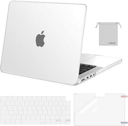 MOSISO 4in1 MultiColor Hard Shell Case Compatible with MacBook Pro 16 Inch M5-M1 Protective Laptop Cover With Keyboard Cover Screen Film Storage Pouch