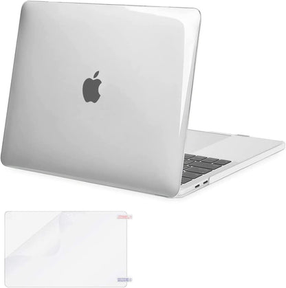 MOSISO Compatible with MacBook Pro 15 inch Case 2019 2018 2017 2016 Release A1990 A1707 with Touch Bar, Plastic Hard Shell Case Cover & Screen Protector