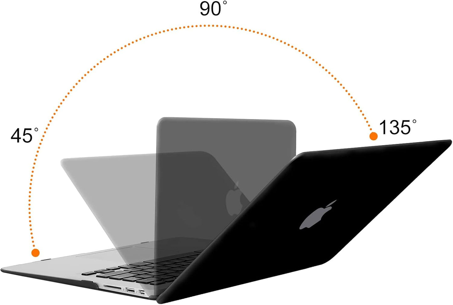 MOSISO Plastic Hard Shell Case & Keyboard Cover Skin & Screen Protector Only Compatible with MacBook Air 11 inch (Models: A1370 & A1465)