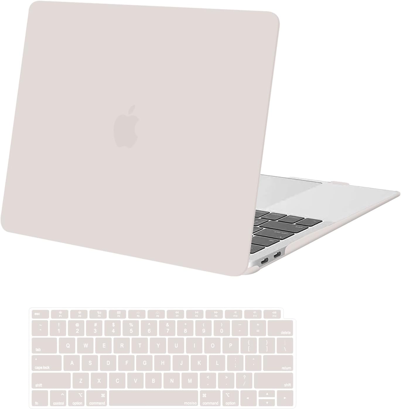 MOSISO Compatible with MacBook Air 13 inch Case M1 2021 2020 2019 2018 Release A2337 A2179 A1932 Touch ID, Plastic Hard Shell Cover&Keyboard Cover for MacBook Air 13.3 inch Case M1, Transparent mysite
