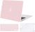 MOSISO Compatible with MacBook Air 13 inch Case (Models: A1369 & A1466, Older Version 2010-2017 Release), Protective Plastic Hard Shell Case & Keyboard Cover & Screen Protector, Rose Quartz