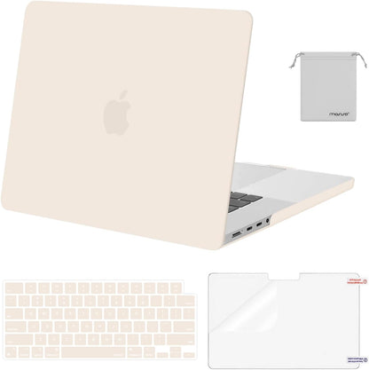 MOSISO 4 in 1 Multi-Color Hard Shell Case Compatible with MacBook Pro 16 Inch M5-M1 2021-2026 A3429 A3428 A3403 A3186 A2991 A2780 A2485, Protective Laptop Cover With Keyboard Cover Screen Film Storage Pouch