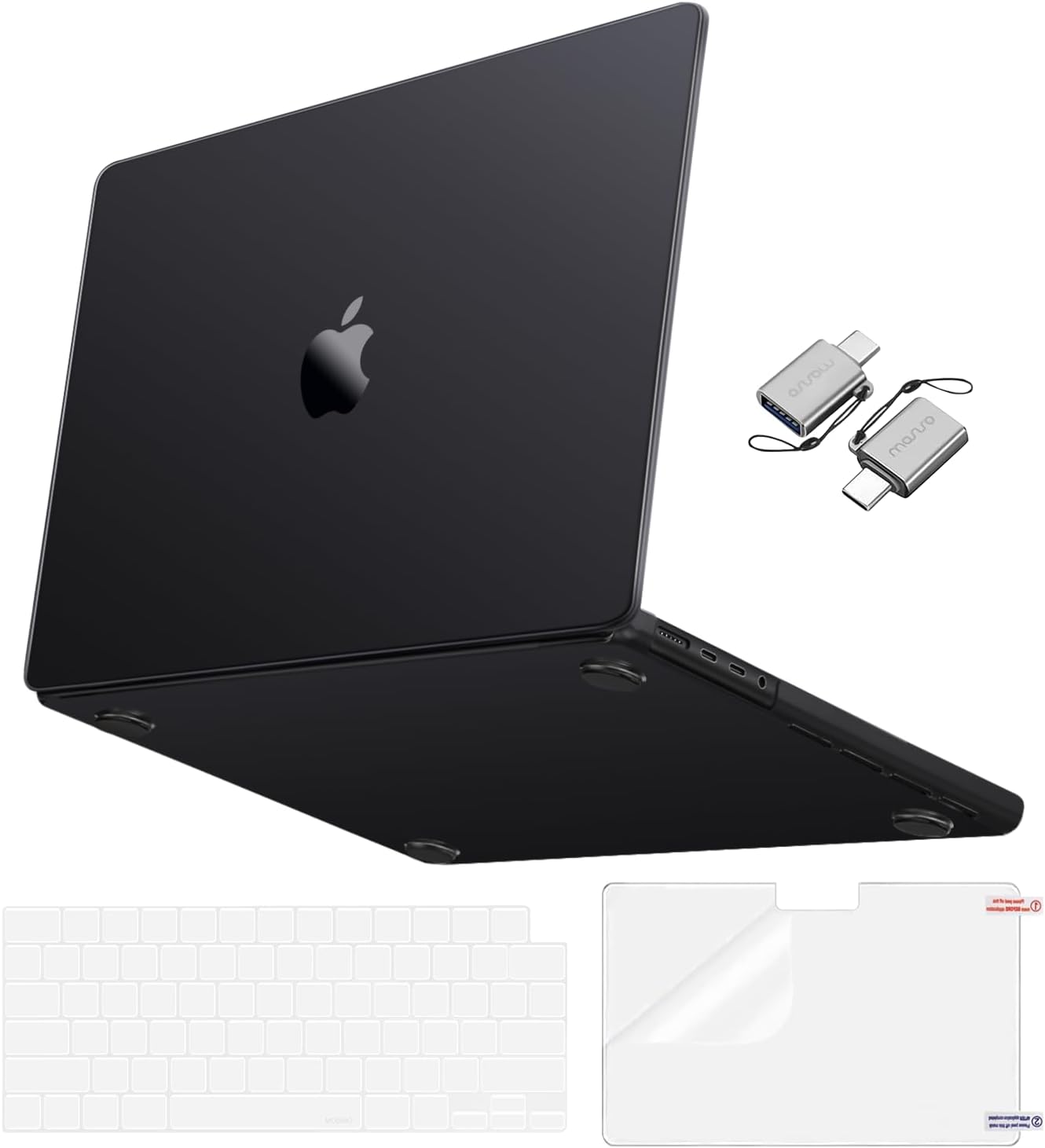 MOSISO Compatible with MacBook Pro 16 inch Case M5 2026 M4 M3 M2 M1 2025-2021 A3429 A3428 A3403 A3186 A2991 A2780 A2485, 4 in 1 Kit Seamlessly Closes Anti-Fingerprints Hard Shell