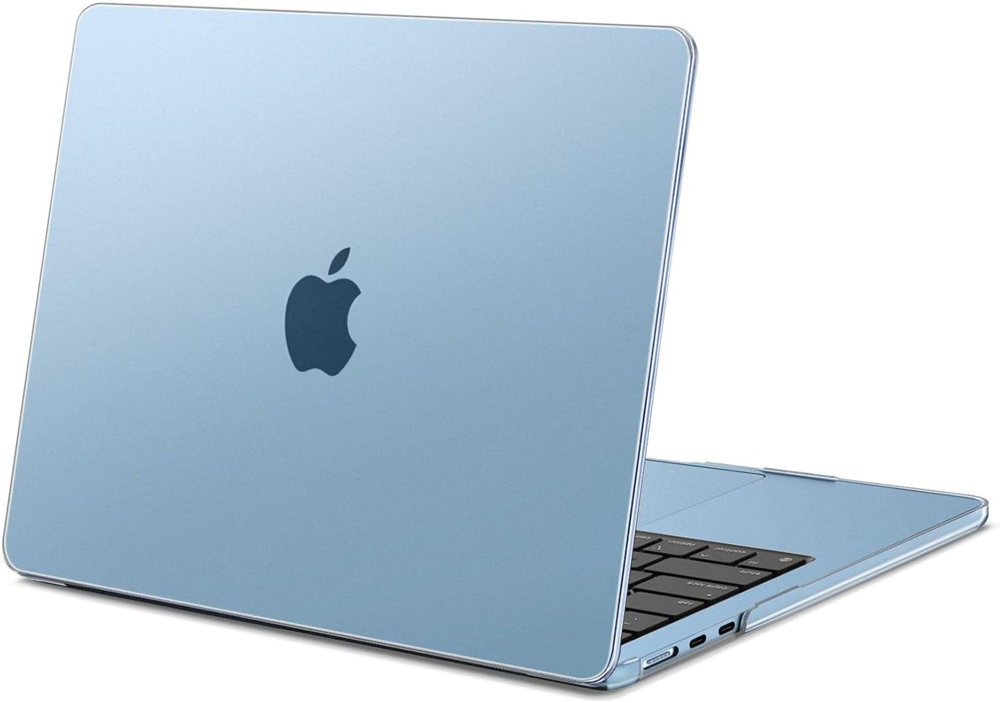 MOSISO Compatible with MacBook Air 13 inch Case 2025 2024 2023 2022 Release M4 A3240 M3 A3113 M2 A2681, Protective Plastic Hard Shell Cover Compatible with MacBook Air 13.6 inch Case, Black