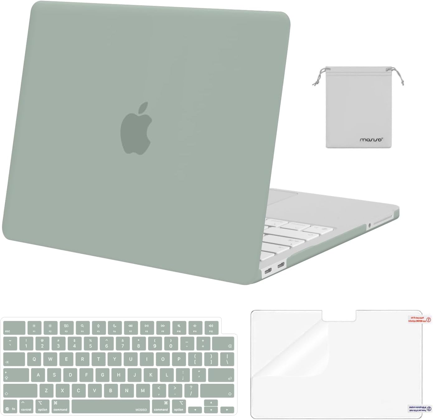 MOSISO Compatible with MacBook Neo Case 13 inch 2026 Release Model A3404 with A18 Pro Chip, 4 in 1 Kit Precision Fit Crack & Scratch Resistant Protective Hard Shell Case Cover, Crystal Clear mysite
