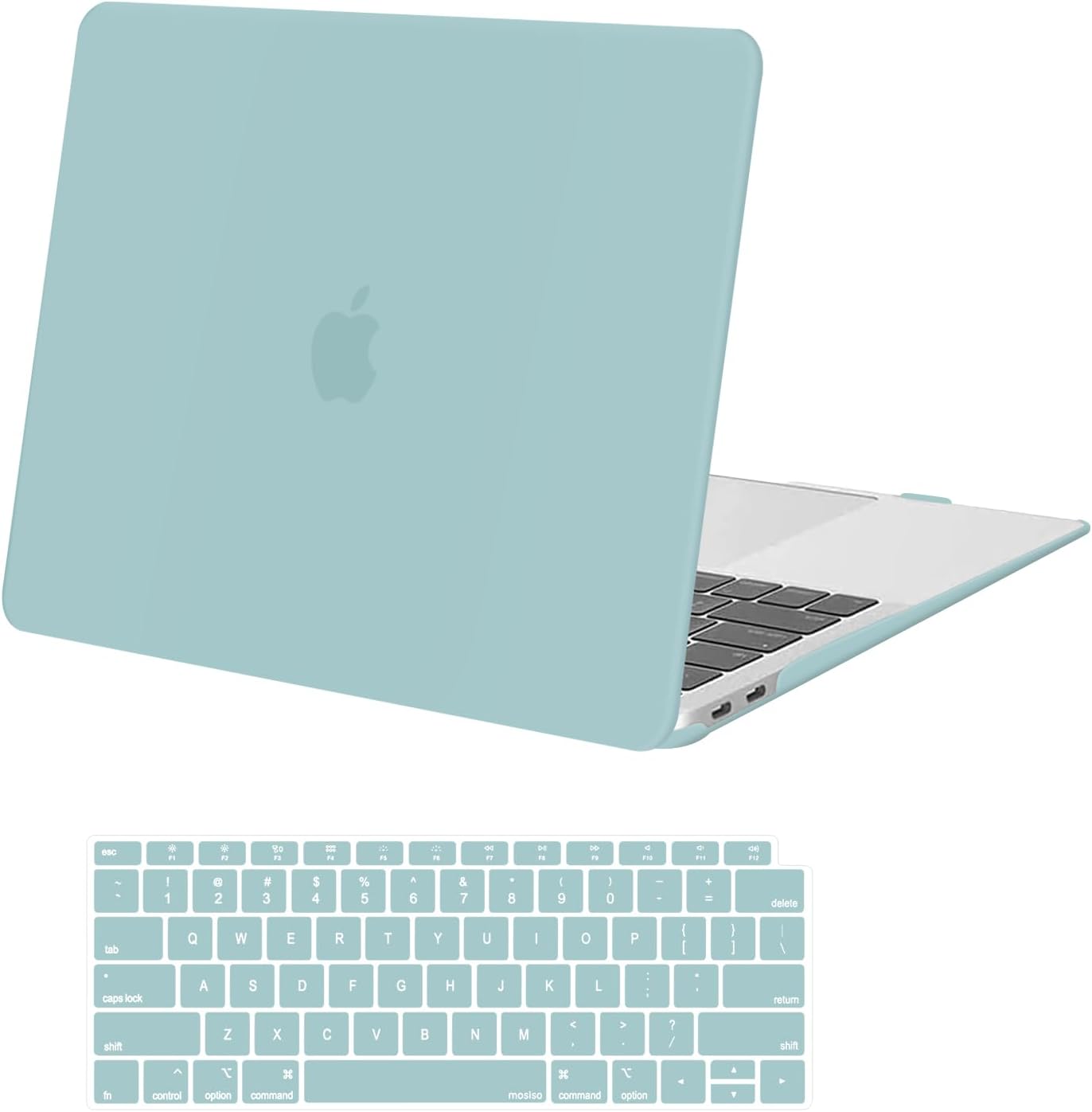 MOSISO Compatible with MacBook Air 13 inch Case M1 2021 2020 2019 2018 Release A2337 A2179 A1932 Touch ID, Plastic Hard Shell Cover&Keyboard Cover for MacBook Air 13.3 inch Case M1, Transparent mysite