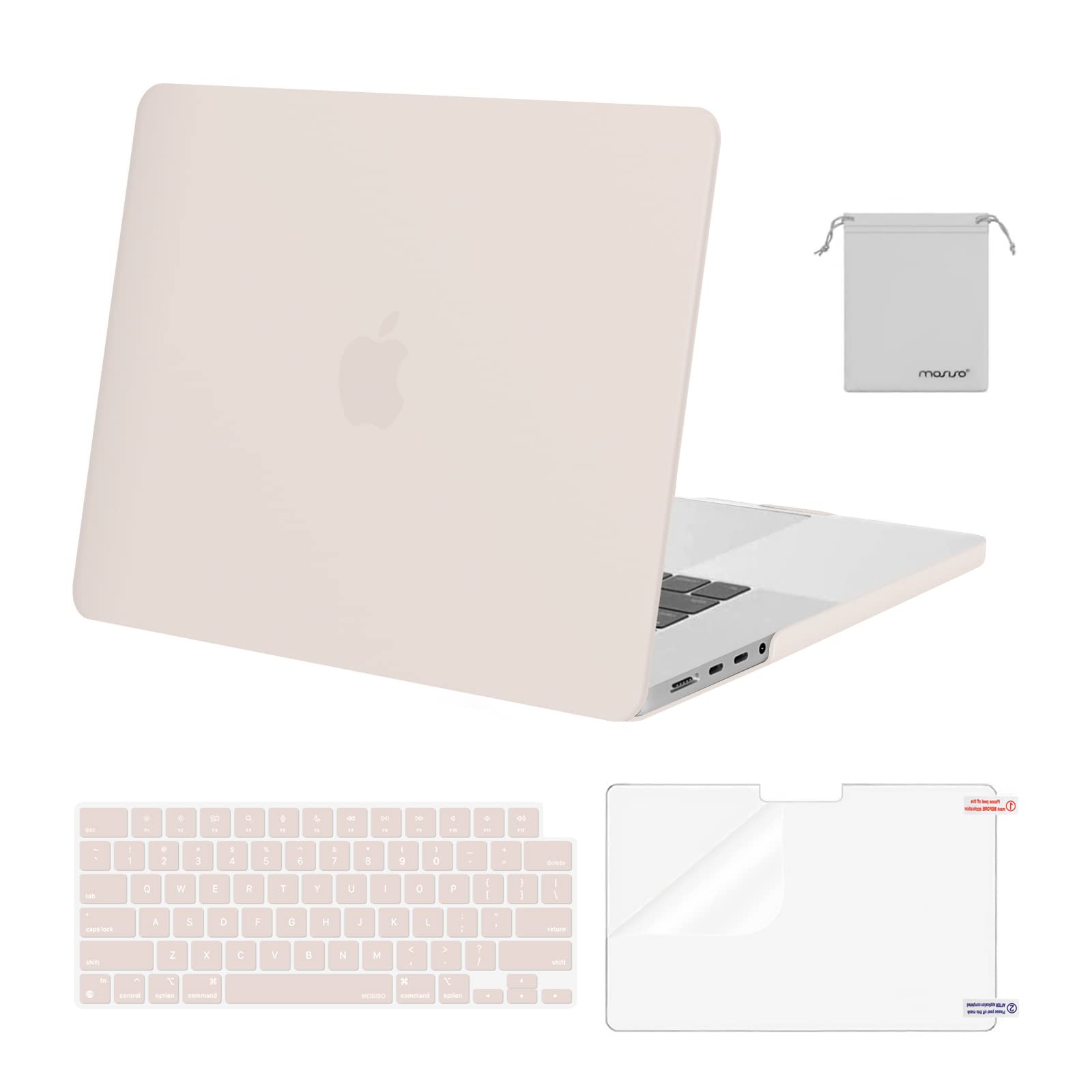 MOSISO Compatible with MacBook Pro 16 inch Case 2025 2024 2023 2022 2021 M4 M3 M2 M1 A3403 A3186 A2991 A2780 A2485 Pro Max, Plastic Hard Shell&Keyboard Cover&Screen Film&Storage Bag, Navy Blue