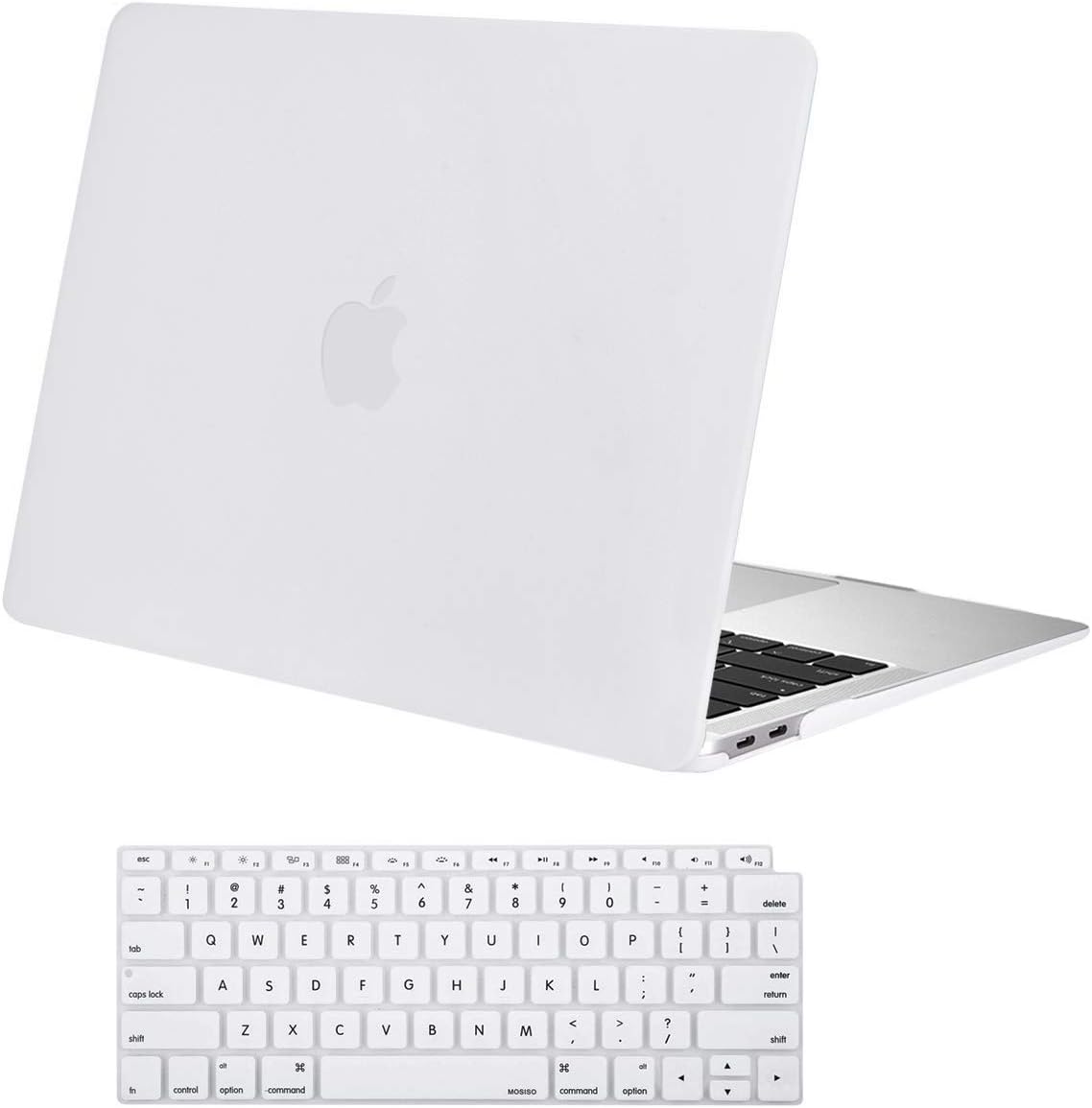 MOSISO Compatible with MacBook Air 13 inch Case M1 2021 2020 2019 2018 Release A2337 A2179 A1932 Touch ID, Plastic Hard Shell Cover&Keyboard Cover for MacBook Air 13.3 inch Case M1, Transparent mysite