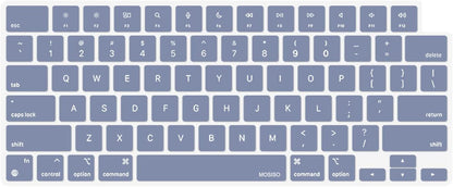 MOSISO Keyboard Cover Skin Compatible with MacBook Air 15 inch M3 A3114 M2 A2941/Air 13.6 A3113 A2681/Pro 14/16 M4 M3 M2 M1