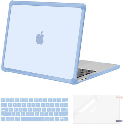 MOSISO Crack-Resistant Cover Compatible with MacBook Pro 13 inch Case M2/M1 2026-2016 A2338 A2251 A2289 A2159 A1989 A1708 A1706,Heavy Duty Shell with TPU Bumper&Keyboard Cover&ScreenFilm