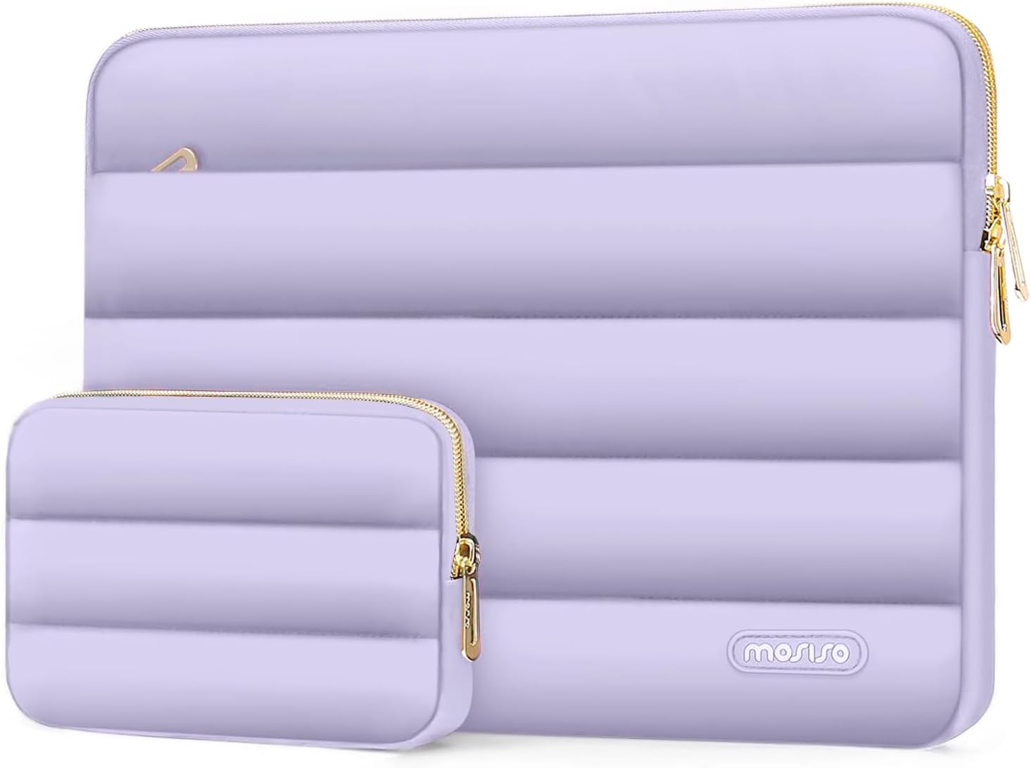 MOSISO Laptop Case 14 inch, 14 inch Puffy Laptop Sleeve Compatible with HP Lenovo Dell ASUS Acer, HP Stream, Dell Latitude, Lenovo IdeaPad, Polyester Horizontal Bag with Small Case, Antique Green mysite
