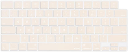 MOSISO Keyboard Cover Skin Compatible with MacBook Air 15 inch M3 A3114 M2 A2941/Air 13.6 A3113 A2681/Pro 14/16 M4 M3 M2 M1