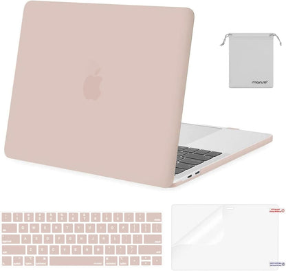 MOSISO Compatible with MacBook Pro 13 inch Case M2 2026 2025 2024 2023 2022-2016 A2338 M1 A2251 A2289 A2159 A1989 A1708 A1706,Plastic Hard Shell&Keyboard Cover&Screen Film&Storage Bag, Black