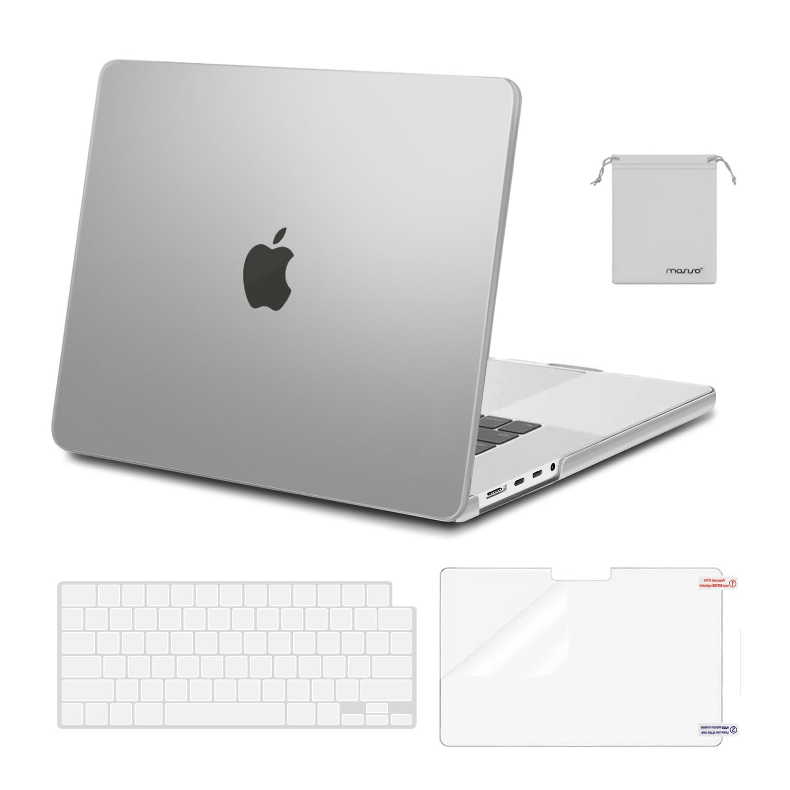 MOSISO Compatible with MacBook Pro 16 inch Case 2025 2024 2023 2022 2021 M4 M3 M2 M1 A3403 A3186 A2991 A2780 A2485 Pro Max, Plastic Hard Shell&Keyboard Cover&Screen Film&Storage Bag, Navy Blue