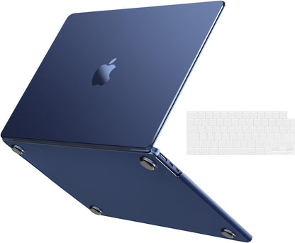 MOSISO 2 in 1 Seamless Anti-Crack Anti-Fingerprint Hard Case Compatible with MacBook Air 15 Inch M5-M2 Color Matching Shell With Keyboard Cover