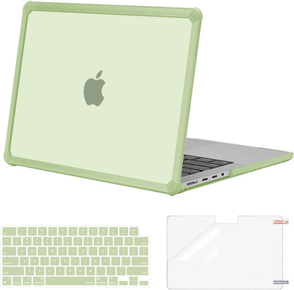 MOSISO Compatible with MacBook Pro 14 inch Case M5-M1 2026-2021 A3427 A3426 A3434 A3112 A3185 A3401 A2918 A2992 A2779 A2442,3 in 1 Kit Anti-Crack Hard Shell with TPU Bumper