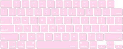 MOSISO Keyboard Cover Skin Compatible with MacBook Air 15 inch M3 A3114 M2 A2941/Air 13.6 A3113 A2681/Pro 14/16 M4 M3 M2 M1