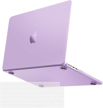 MOSISO Ultra-Thin Seamless Cover Compatible with MacBook Air 13 inch Case M2-M5 2022-2026 A3449 A3240 A3113 A2681, 2 in 1 Anti-Fingerprint Hard Shell Set